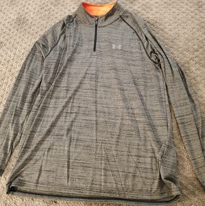 Mens grey Under Armour pull over
